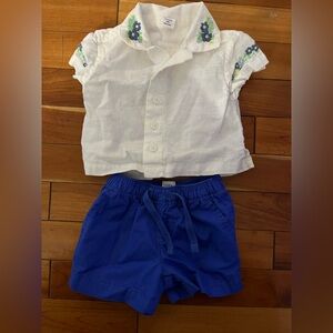 GAP Floral Embroidered Shirt
